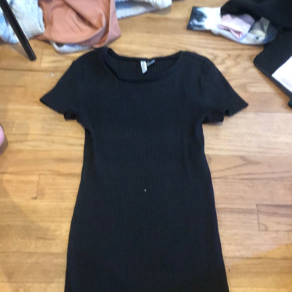 black t-shirt dress!!